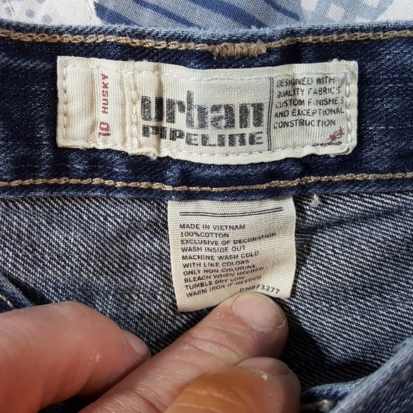 Urban pipeline denim blue jeans size 10 - Picture 4 of 7